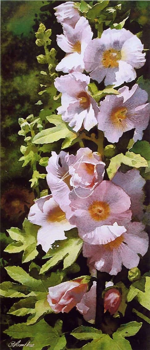 Just Blue - Acrylic on canvas artwork by Ana Chemikos, size 36" x 48"