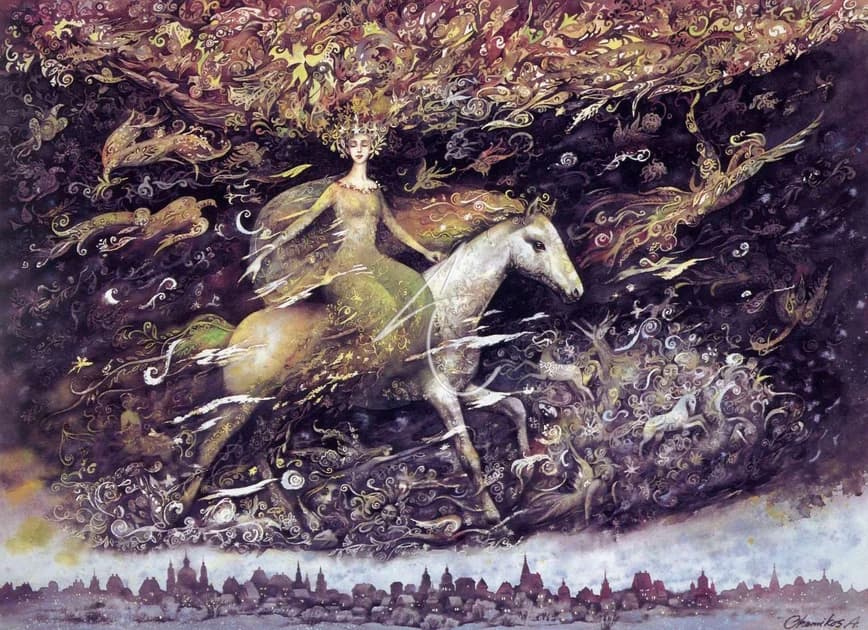 Spring is Coming - Watercolor artwork by Ana Chemikos, size Curry's Art Store Award Winner