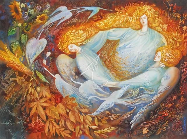 Sweet Dreams - Mixed media artwork by Ana Chemikos, size 24" x 18"